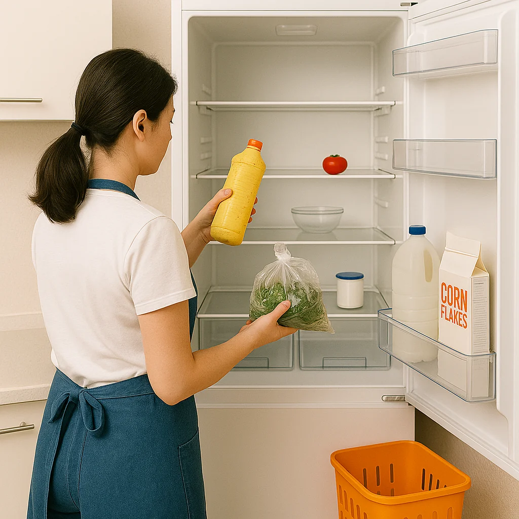 kitchen-cleaning-4 主婦整理冰箱