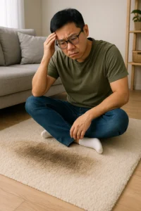 客廳地毯髒了好苦惱