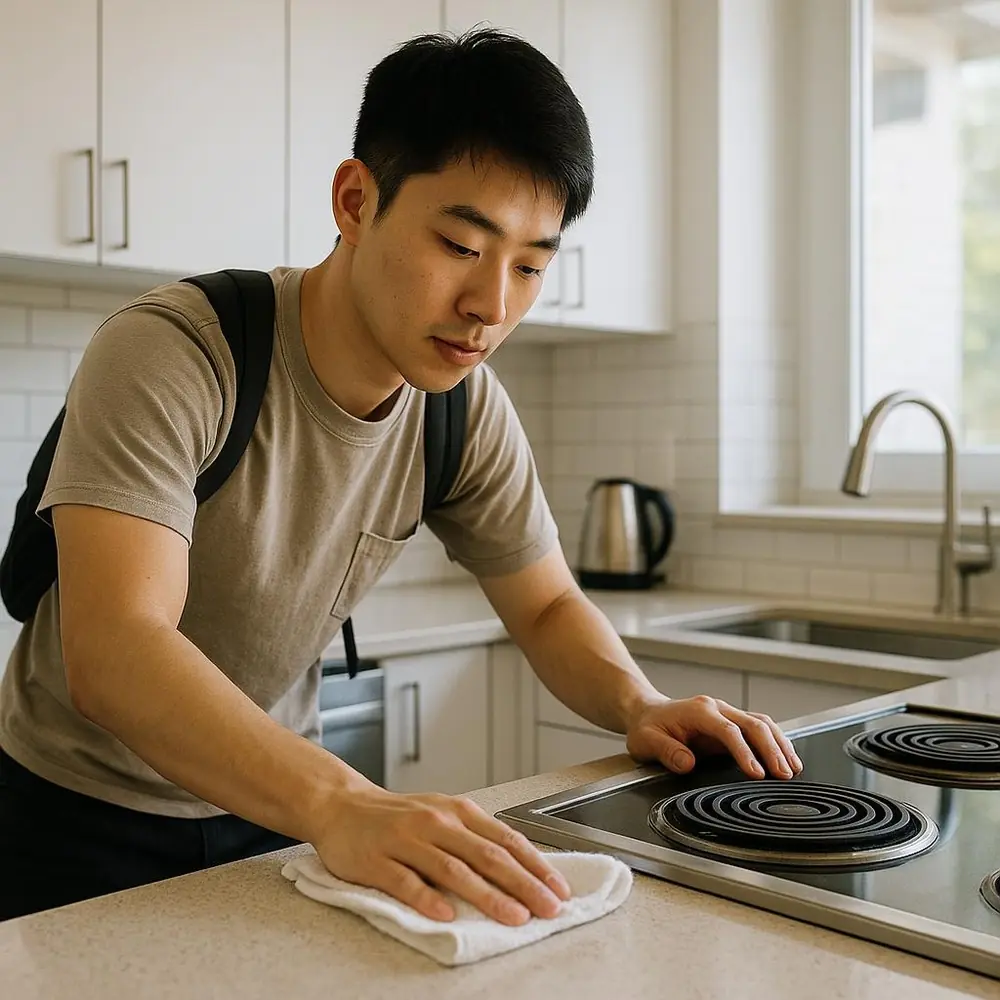 free-cleaning-2 清潔廚房檯面