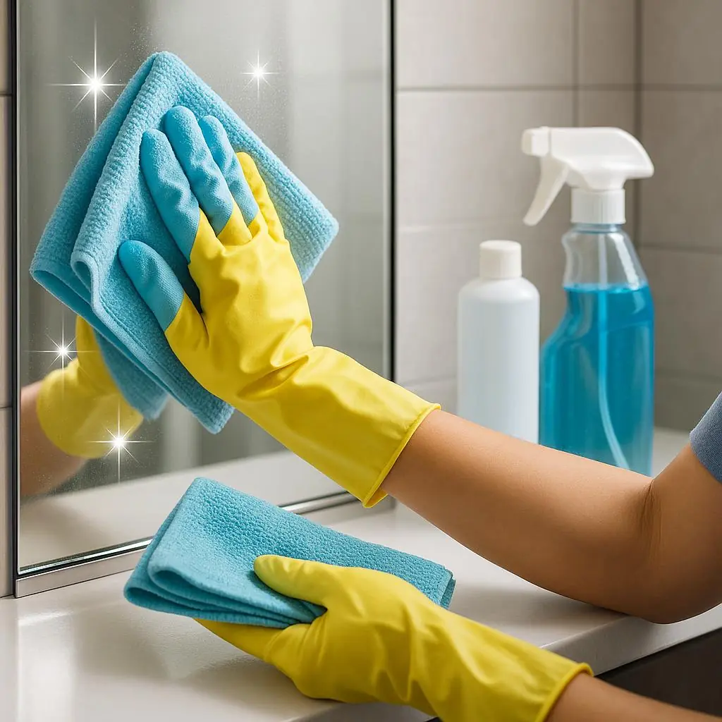 cleaning-secrets-7 擦玻璃用一濕一乾抹布做清潔